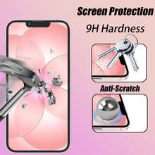 2pcs Full Coverage Tempered Glass Screen Protector, Anti-Fingerprint, Anti-Scratch, Anti-Drop, Waterproof, Dustproof. Compatible With IPhone 17/17 Air/17 Pro Max/17 Pro/16/16 Plus/16 Pro/16 Pro Max/15/15 Plus/15 Pro/15 Pro Max/14/14 Plus/14 Pro/14 Pro Max/13/13 Pro/13 Pro Max/12/12 Pro/12 Pro Max/11/11 Pro Max/XS Max/XR/SE 2022 And Other Models. - Clear - View 4