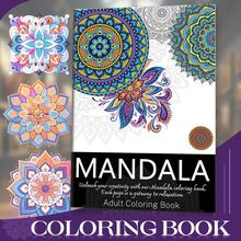 Sách tô màu Mandala cao cấp dành cho người lớn - Mandala trắng và các họa tiết phức tạp, thích hợp cho giải trí, dễ vẽ, hoàn hảo cho các ngày lễ, Halloween, Giáng sinh, Ngày Valentine và các bữa tiệc, khổ A4, bìa mềm dày, phù hợp cho cả nam và nữ. - Nhiều màu - Xem 2