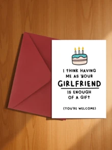 12pcs Funny Birthday Greeting Cards With Envelopes, Humorous Birthday Party Invitations, Birthday Gift Decorations, Suitable For Family, Friends, Colleagues Gatherings - Merah - View 6