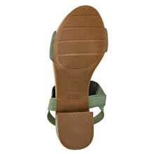 Women's Sandal With Thick Block Heel And Elastic, Orthopedic, Modare Ultraconforto - 橄欖綠 - 查看 9