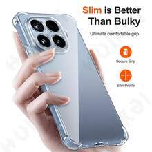 相容於 15T Pro 5G、15T 5G、14T Pro、14T、13T Pro、13T、13 Lite 5G、12 Lite、11T Pro、11T、12T、12T Pro、Poco M7 Pro 5G、X7 Pro、X7、X6 Pro、X6 Neo、X6、X5、X5 Pro、X4 Pro 5G、X4 GT、X3 Pro 的保護手機殼，透明防摔與黑色霧面款式可選，具鏡頭保護、防摔、防刮功能，保護手機背蓋與邊緣，TPU 材質 - 無色 - 查看 4