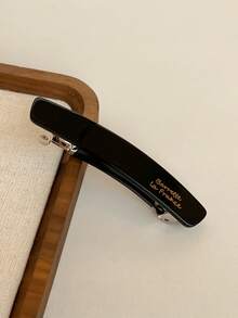 1 chiếc kẹp tóc nhỏ bằng nhựa acetate 7cm, kẹp lò xo, kẹp tóc nữ, kẹp tóc đuôi ngựa, phụ kiện tóc - Nhiều màu - Xem 4