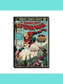 Marvel 这款20*30厘米的复古漫画风格蜘蛛侠海报，重现了经典的蜘蛛侠封面，展现了包括章鱼博士在内的标志性反派场景，与钢铁侠系列一样散发着浓郁的美式复古气息。让漫威粉丝沉浸在超级英雄的世界中，瞬间将游戏室、卧室和书房变成超级英雄的专属领地。这款酷炫的墙饰将点燃你的英雄梦想。 - 彩色 - 查看 7