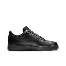 Nike 1 07, Made Of Cowhide Leather, Classic Retro Style, Shock-Absorbing, Breathable, Supportive Low-Top Sneakers, Men's, Black. - Black - View 2