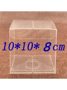 10pcs Wholesale New Transparent PVC Box Packaging, Wedding/Christmas Gift Boxes For Chocolate, Candy, Apple, Transparent Boxes For Events - PVC Multi-size Transparent Box - View 23
