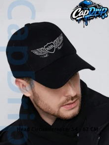 Black 1pc Unisex Von-Dutchs Print Baseball Cap, Sun Hat, Curved Brim, Dad Cap. Suitable For Daily Use And Outdoor Activities. Outdoor Adjustable Sun Cap. Spring-Summer Travel, Tourism, Beach Vacation Hat. - màu đen - Xem 4