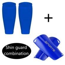 Espinillera + Manga de calcetín - Nuevos accesorios deportivos, disponibles en negro/blanco/azul, de alta calidad, duraderos y ligeros, diseño cómodo y ajustado, adecuados para deportes al aire libre, equipamiento de fútbol, ciclismo, running y talla grande - Espinilleras diagonales + calcetines descubiertos - Ver 14