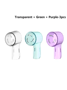 Kannettava sähköhammasharjan päänsuojakotelo - sopii IO-sähköhammasharjan päille, pölytiivis tuuletusrei'illä, sopii koti- ja ulkokäyttöön, välttämätön matkatarvike, ystävänpäivälahja poikaystävälle, loman välttämättömyys - Monivärinen - Näytä 17