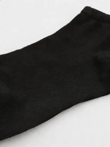 5 pares de calcetines invisibles para mujer, 10 colores - Negro - Ver 3