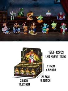 POP MART Disney Pixar Toy Story Nightmare Before Christmas Series Collectible Figurines, Halloween Theme Mystery Box Vinyl Toys, High-Quality PVC ABS Material 2.76-4.72 Inch Desktop Decor, Exquisite Painted Anime Character Statues With Mysterious Night Design, Perfect Surprise Gift For Disney Pixar Fans, Toy Story Enthusiasts, Animation Lovers And Collectible Doll Fans, Suitable For Home Office Desk Decoration, Holiday Seasonal Decor, Birthday Gifts - Multicolor - View 14