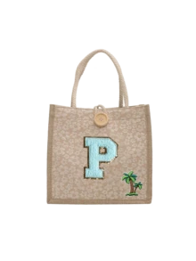 1 Pc Towel Embroidered Initials Pattern Handbag,Flower Printed Linen Handbag,Small Floral Linen Button Decorative Handbag,Simple Large-Capacity Handbag, Portable Casual Storage Tote Bag, Multifunctional Shopping Bag,New Design, Large Capacity, Ideal For Shopping, Shoulder Bag, Handbag, Lunch Bag - Multicolor - View 20