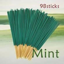 Handmade Mint Herbal Incense Sticks, Made With Natural Adhesive Powder And Herbal Base, Pure Woody Floral Fragrance, Sweet Aftertaste, Non-Irritating - Peppermint Herbal Incense - View 7