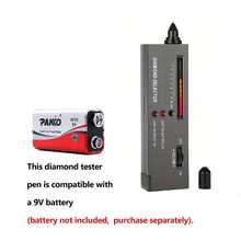 1支专业便携式钻石测试笔 - 不含电池（含皮套），方便耐用，用于测量钻石密度和硬度 - 彩色 - 查看 8