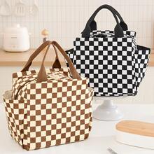 12L Bolsa Térmica Unissex de Grande Capacidade em Veludo Cotelê, Lancheira Térmica Reutilizável, Bolsa Térmica Multiuso Macia e à Prova de Vazamentos, Bolsa Refrigeradora com Zíper para Trabalho, Piquenique ou Viagem, Material Escolar, Isolada e Fácil de Limpar, Adequada para Presente de Volta às Aulas, Presente para Estudante, Suprimentos de Escritório, Suprimentos de Cozinha, Embalagem de Cozimento, Camping, Cozinha de Acampamento, Suprimentos de Escritório, Presente Feminino, Presente Masculino - Multicolorido - Visão 8