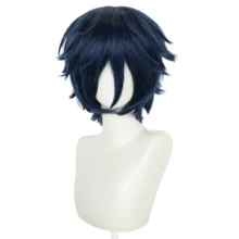 Wig Unisex Medium-Short 12 Inci, Terbuat dari Serat Sintetis Tahan Panas, Cocok untuk Cosplay, Pemakaian Sehari-hari, Foto Pesta, Tersedia dalam Berbagai Warna - MultiWarna - View 68