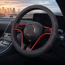 1 chiếc bọc vô lăng bằng lưới thoáng khí và giả da sợi carbon, phù hợp với hầu hết các loại xe, thiết kế không có vòng trong, thích hợp cho mọi mùa. - Nhiều màu - Xem 6