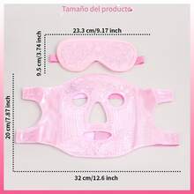 Gel Eye Mask, Gel Facial Mask - Eye, Face Care Ice Bag, Hot And Cold Dual Purpose Face Care And Family Rest And Sleep Assistance, Is The Perfect Gift For Family Or Girlfriend - A - View 2