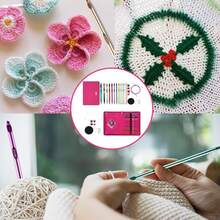 Tunisian Crochet Hooks Set With Cable, 6-Inch Aluminum Interchangeable Crochet Hooks 3mm-10mm, Long Crochet Hooks, Lightweight, Anti-Twist Swivel Cables, Ergonomic, Multicolor 26 PCS - Multicolor - View 7