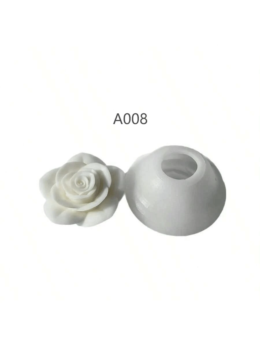 玫瑰花DIY手工香氛石膏多功能硅胶模具 - 花朵 - 查看 1