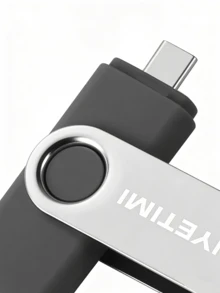 Unidad flash USB 2.0 OTG tipo C de Biyetimi de 64GB, 32GB o 128GB de capacidad real para smartphone y tableta - Negro - Ver 4