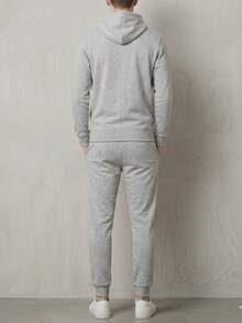 Unisex Casual/Sporty Sweatshirt Set, Sizes S To XL - Màu Xám nhạt - Xem 4