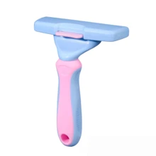 Curved Pet Grooming Brush, Suitable For Cats And Dogs - Professional Deshedding Tool With Undercoat Rake, Skin-Friendly Material, Suitable For Shedding Season, Contoured Bristles To Reduce Shedding And Ease Cleanup (Non-Electric) - View 12