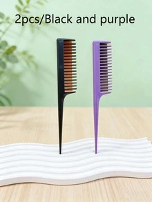 Professional Salon Quality Smooth Tail Comb, Suitable For Styling Hair Of All Types For Women And Girls - C - View 15