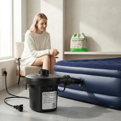 Piscina inflable redonda grande para niños y familias, 310 cm, azul y blanca, para exteriores y jardines