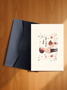 Carte de vœux pour la Fête des Pères au style de dessin animé chaleureux / Carte de la Fête des Pères au style de dessin animé chaleureux, design avec un père et sa fille se tenant la main et marchant ensemble de dos / Bonne Fête des Pères, gratitude pour l'accompagnement et la guérison, carte pour papa, beau-père, père adoptif, un choix sincère pour les enfants pour exprimer "Merci d'avoir tenu ma main pendant que je grandissais" (comprend 1 carte / 1 enveloppe, 4,3 pouces x 6,3 pouces) - Style 4 - Voir 16