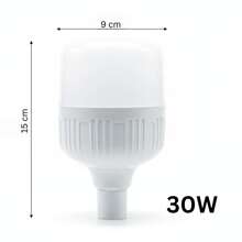 Lámpara LED de Emergencia 30W Luz Blanca Alta Potencia Lumínica decoración para el hogar luces led para cuarto luces led casa de campaña lamparas para techo lampara luces decorativas luces lámparas luz led lamparas lamparas decorativas - Blanco - Ver 3