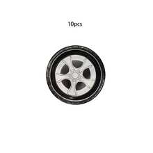 10件/20件/50件/80件赛车主题派对餐具套装 - 7/9英寸轮胎形状纸盘、格子餐巾纸和纸杯 | 一次性餐具，适用于赛车主题生日派对、迎婴派对、各种庆祝活动，男女皆宜 - 多色 - 查看 10