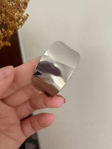 1pc Solid Color Ponytail Holder Clip, Elegant Metal Hair Accessory Decor, New Style Ponytail Clip Travel Accessories - Multicolor - View 6