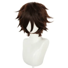Wig Unisex Medium-Short 12 Inci, Terbuat dari Serat Sintetis Tahan Panas, Cocok untuk Cosplay, Pemakaian Sehari-hari, Foto Pesta, Tersedia dalam Berbagai Warna - MultiWarna - View 55