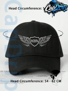 Black 1pc Unisex Von-Dutchs Print Baseball Cap, Sun Hat, Curved Brim, Dad Cap. Suitable For Daily Use And Outdoor Activities. Outdoor Adjustable Sun Cap. Spring-Summer Travel, Tourism, Beach Vacation Hat. - màu đen - Xem 2