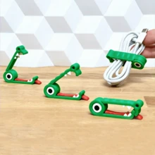 这款产品可收纳整理充电线和数据线，防止桌面/包包里的线缆缠绕，固定线材，防止线缆脱落，保护线尾，减少弯折损伤，延长使用寿命。可爱的鳄鱼造型，趣味十足，让您的桌面更加美观。单手即可快速夹紧，使用方便。夹持牢固不伤手，小巧轻便，适合居家、办公及外出使用。 - 多色 - 查看 6