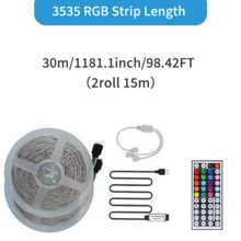 Bộ đèn LED dây RGB 3535 44 phím điều khiển từ xa hồng ngoại 4V USB, 8 chế độ chiếu sáng & 6 hiệu ứng tùy chỉnh DIY, đèn đổi màu linh hoạt tạo không khí cho phòng ngủ, phòng chơi game, phòng khách. - Bộ điều khiển từ xa hồng ngoại 44 phím cho dải đèn LED RGB 3535 (cấp nguồn qua USB) - Xem 12