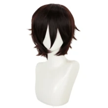 Wig Unisex Medium-Short 12 Inci, Terbuat dari Serat Sintetis Tahan Panas, Cocok untuk Cosplay, Pemakaian Sehari-hari, Foto Pesta, Tersedia dalam Berbagai Warna - MultiWarna - View 41