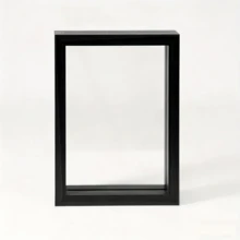 1 khung ảnh gỗ hai mặt, đen trắng, kích thước 3x3.5/4x4/4x6/5x7/6x6/6x8/8x8/8x10 inch/A4, khung gỗ cổ điển với mặt kính acrylic dày độ phân giải cao, khung để bàn độc lập, thích hợp để đựng ảnh, mẫu cây cảnh, trang trí bàn làm việc. - Nhiều màu - Xem 19