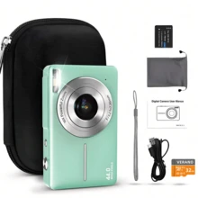 44MP 1080P Digital CCD Camera, Includes 32GB Or 64GB SD Card, 16X Digital Zoom, 2.4" LCD, Compact Digital Camera, Portable Mini Camera Suitable For Teenagers, Students, Boys, Girls, Elderly, Photography, Video Recording, Webcam, Thanksgiving, Christmas And New Year Gift - View 14