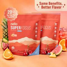 Nello Superfocus Nootropic Drink Mix, Supports Memory & Brain Health, Enhances Mental Clarity & Fights Brain Fog, 20 Travel Packets - 1個 - 查看 9