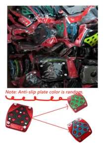 Universal Motorcycle Foot Peg Extender - Anti-Slip Multi-Color Iron Brake Pedal Cover, Fit For Various Motorcycles And Scooters - A - View 3