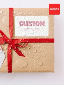 1-120张定制长方形贴纸，个性化标签，Logo贴纸，商业贴纸，运输标签，订单封条。这些贴纸非常适合用于婚礼回礼、生日礼品袋、信封封口、派对装饰、蜡烛罐和DIY工艺品。它们采用整齐的长方形设计，可完美贴合文件夹、产品包装、储物盒和水瓶等平面。 - 彩色 - 查看 64