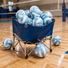 Voleibol - Azul, azul claro, branco, três cores - Ver 5