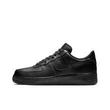 Nike 1 07, Made Of Cowhide Leather, Classic Retro Style, Shock-Absorbing, Breathable, Supportive Low-Top Sneakers, Men's, Black. - Black - View 1