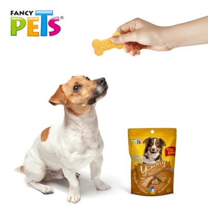 Fancy Pets Yummy Galletas para Perro Sabor Pollo 100 g Fortificadas con Vitaminas y Minerales sin Grasa