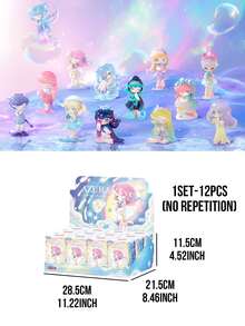 AZURA Star Series Collectible Figure, Dreamy Girl Mystery Box Collectible, Desktop Decor, Exquisite Character Sculpture, Toy Blind Box Collection, AZURA Series Exquisite Figure Collection, Holiday Party Ornament, Birthday And Christmas Gift - Multicolor - View 12