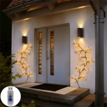 DC2611 1pc LED Butterfly Branch Light, USB Touch Control 8 Functions Indoor/Outdoor Decorative String Light, Artificial Plant Branch Light, Suitable For Bedroom, Office, Living Room, Party, Exterior Wall, Hallway, Holiday, Valentine's Day, Easter Decoration - Warm white light - View 6