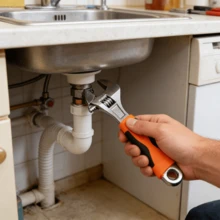 6英寸可调扳手手动工具套装 - 耐用金属材质，手动操作，适用于重型作业 - 多色 - 查看 3