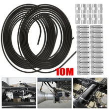 10M Bremsleitung Bremsrohr Stahl Ø 4,75mm + 20 Verschraubungen + 10 Verbinder - 10 Meter langer 3/16-Zoll-Bremsschlauch aus Kupfer-Nickel - Übersicht 2