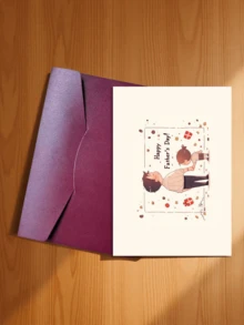Carte de vœux pour la Fête des Pères au style de dessin animé chaleureux / Carte de la Fête des Pères au style de dessin animé chaleureux, design avec un père et sa fille se tenant la main et marchant ensemble de dos / Bonne Fête des Pères, gratitude pour l'accompagnement et la guérison, carte pour papa, beau-père, père adoptif, un choix sincère pour les enfants pour exprimer "Merci d'avoir tenu ma main pendant que je grandissais" (comprend 1 carte / 1 enveloppe, 4,3 pouces x 6,3 pouces) - Style 4 - Voir 22